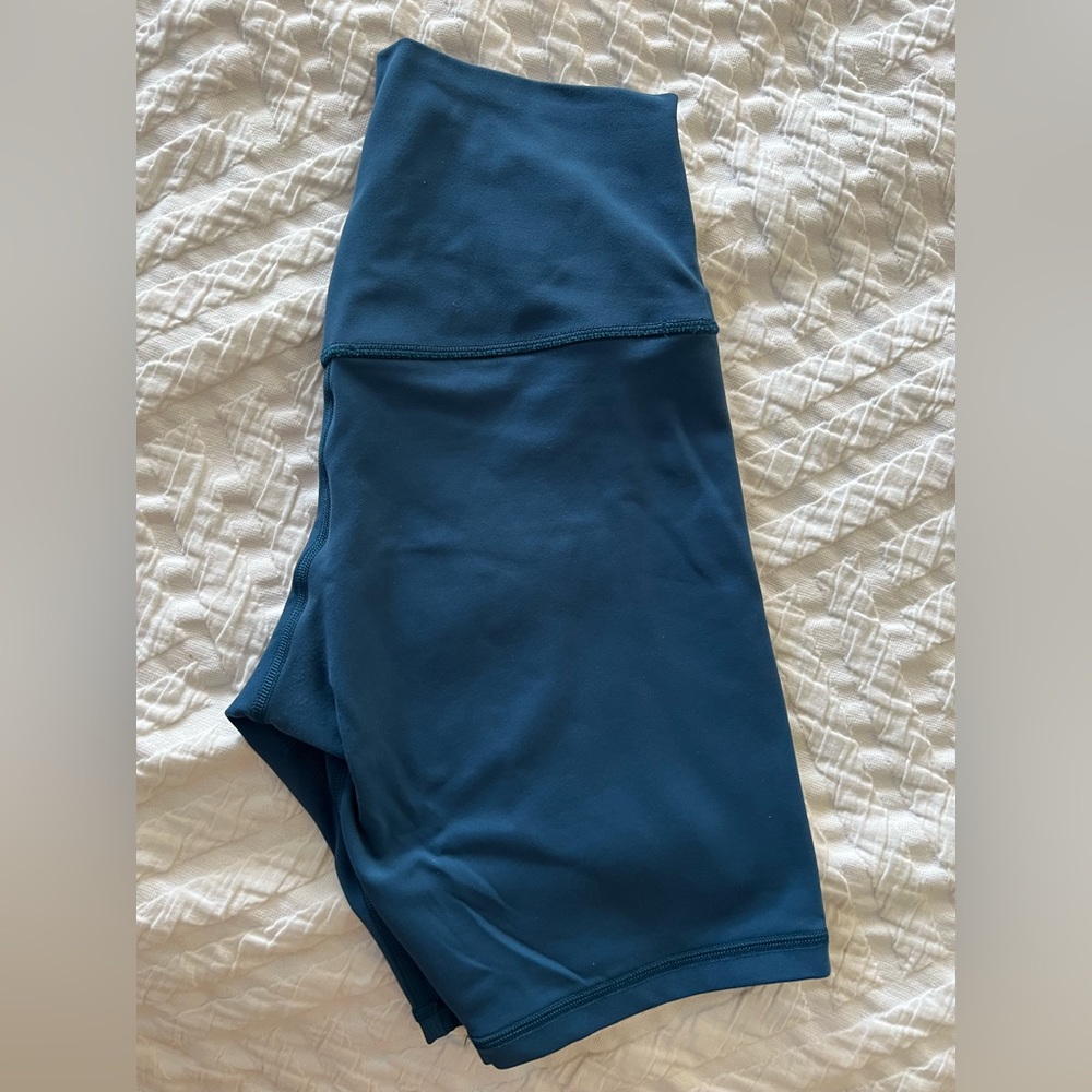 Lululemon Align high rise short in blue. Worn 1X! Like new! ✨